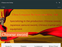 Tablet Screenshot of chinese-sword.com